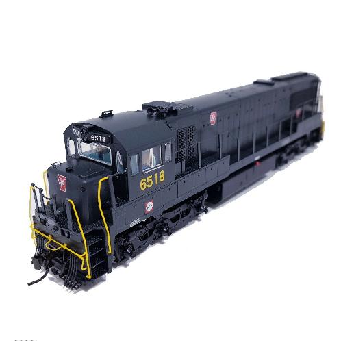 Korea Brass HO 1/87 Scale GE U25C U252020 PRR #6518 DC only Detailed Model Train